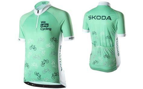 dětský cyklistický dres zelený