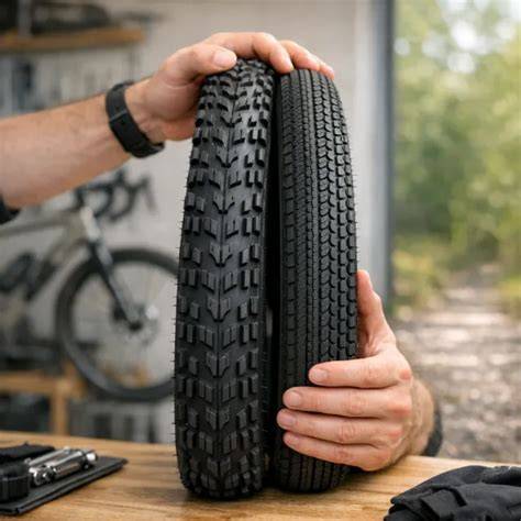 Šířka gravel plášťů podle terénu