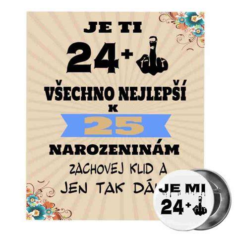 motorkářské narozeninové přání s číslem 25