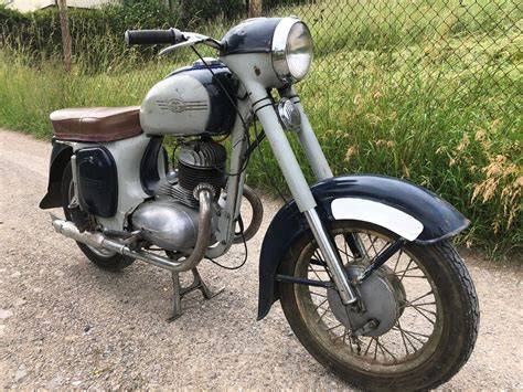 Jawa 250/353 modrošedá Normandie