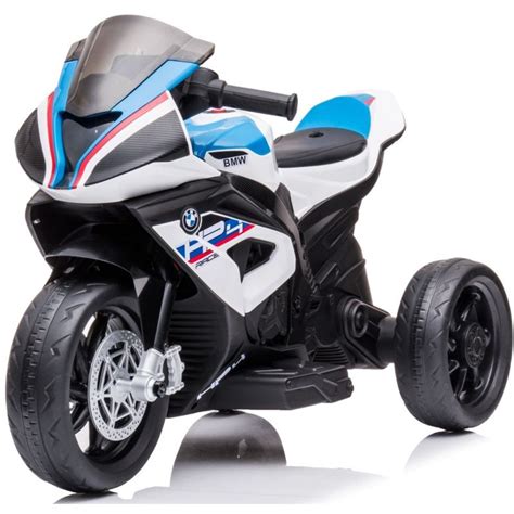 bílá dětská BMW elektrická tříkolka