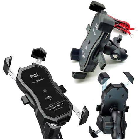 Motocyklový držák telefonu s QC3 nabíjením
