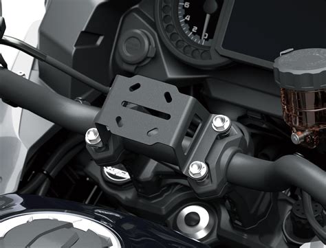 držák GPS na motocyklu Kawasaki