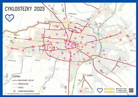 mapa cyklostezek Plesná a okolí