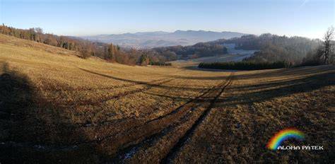 panorama Radhoště a okolních vrchů
