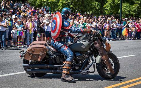 Captain America motorcycle auction photo